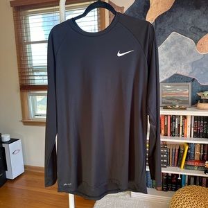 Black Nike Dry Fit Long Sleeve Shirt